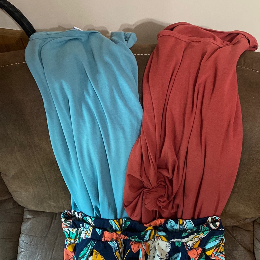 2 Lularoe T-shirts and a shirt